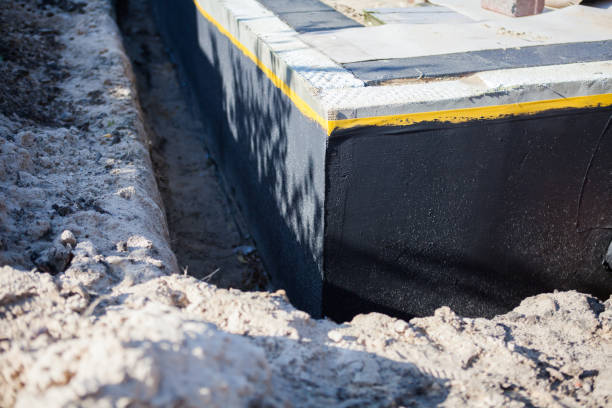 Residential Waterproofing installation at a Worthington, KY home by SJ Waterproofing Pros